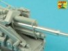 Aber 72L-73 Lufa 128mm do niemieckiego działa przeciw lotniczego Flak 40 1/72